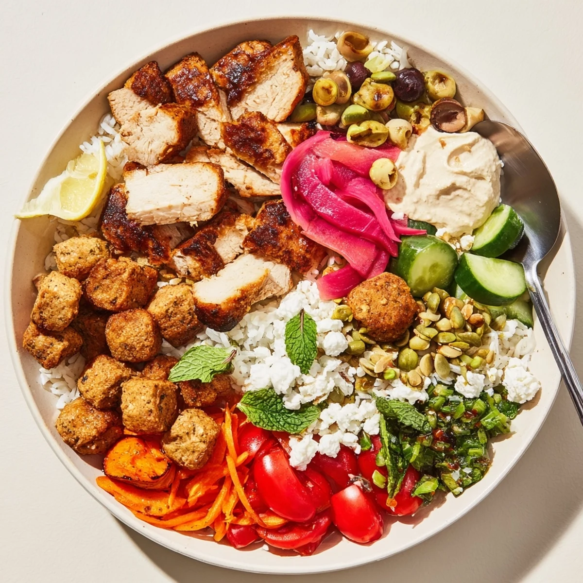 A colorful spread of Build-Your-Own Boards & Bowls inviting tasty customization.  