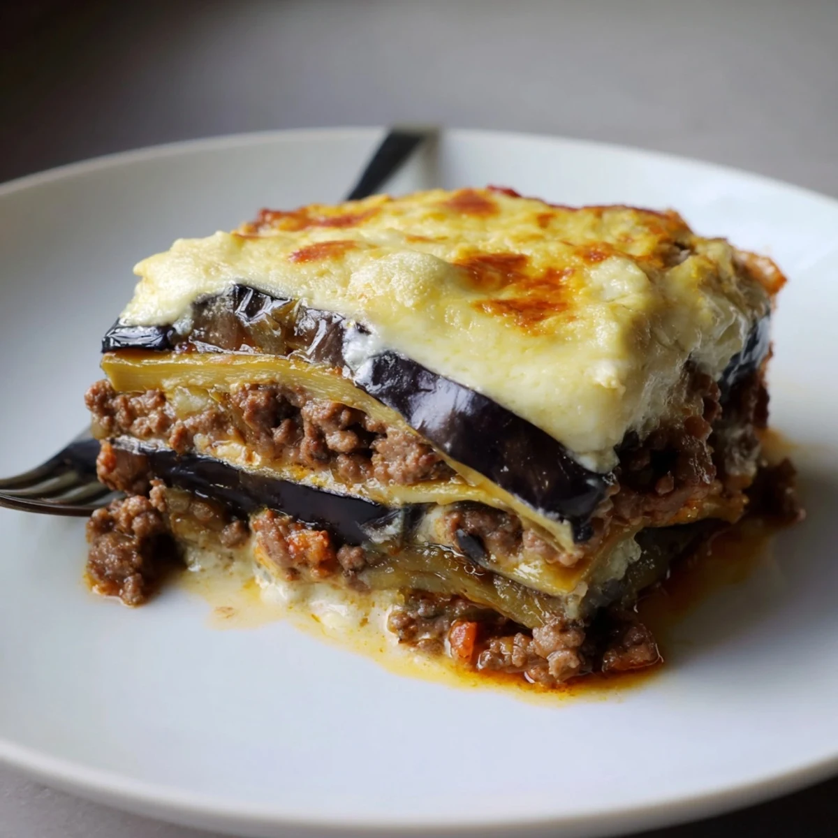 Classic Moussaka with Beef & Eggplant, a flavorful Greek dish perfect for gatherings.