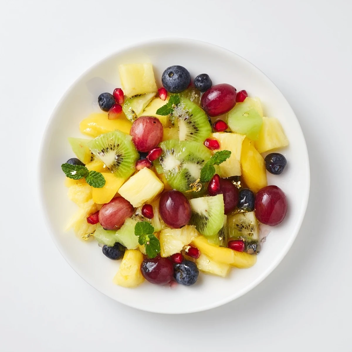 Bright colors adorn the Three Kings Royal Fruit Platter with a honey-lime glaze.