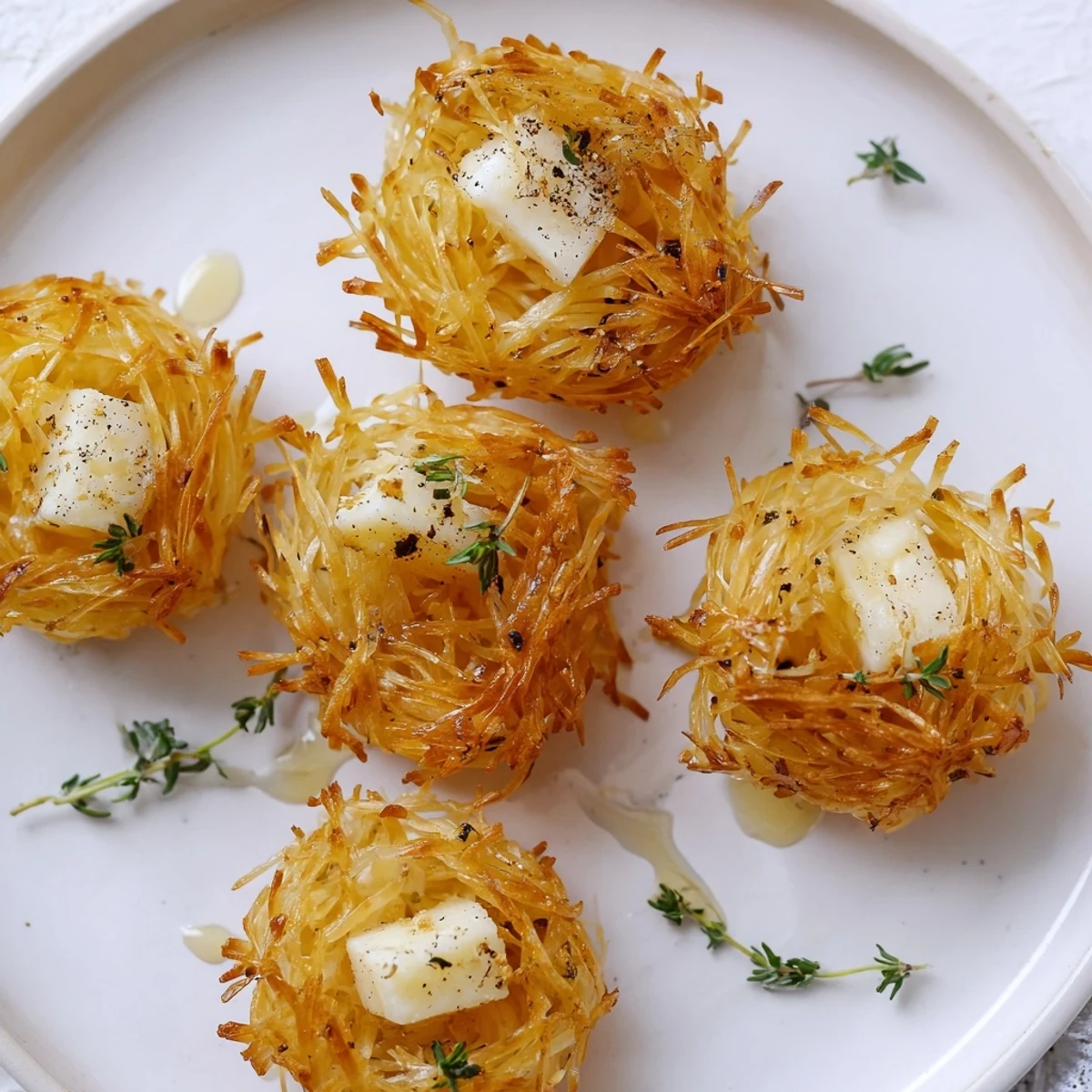 Golden, crispy The Rustic Barnyard appetizer with rustic cheeses, ideal for a cheese course.
