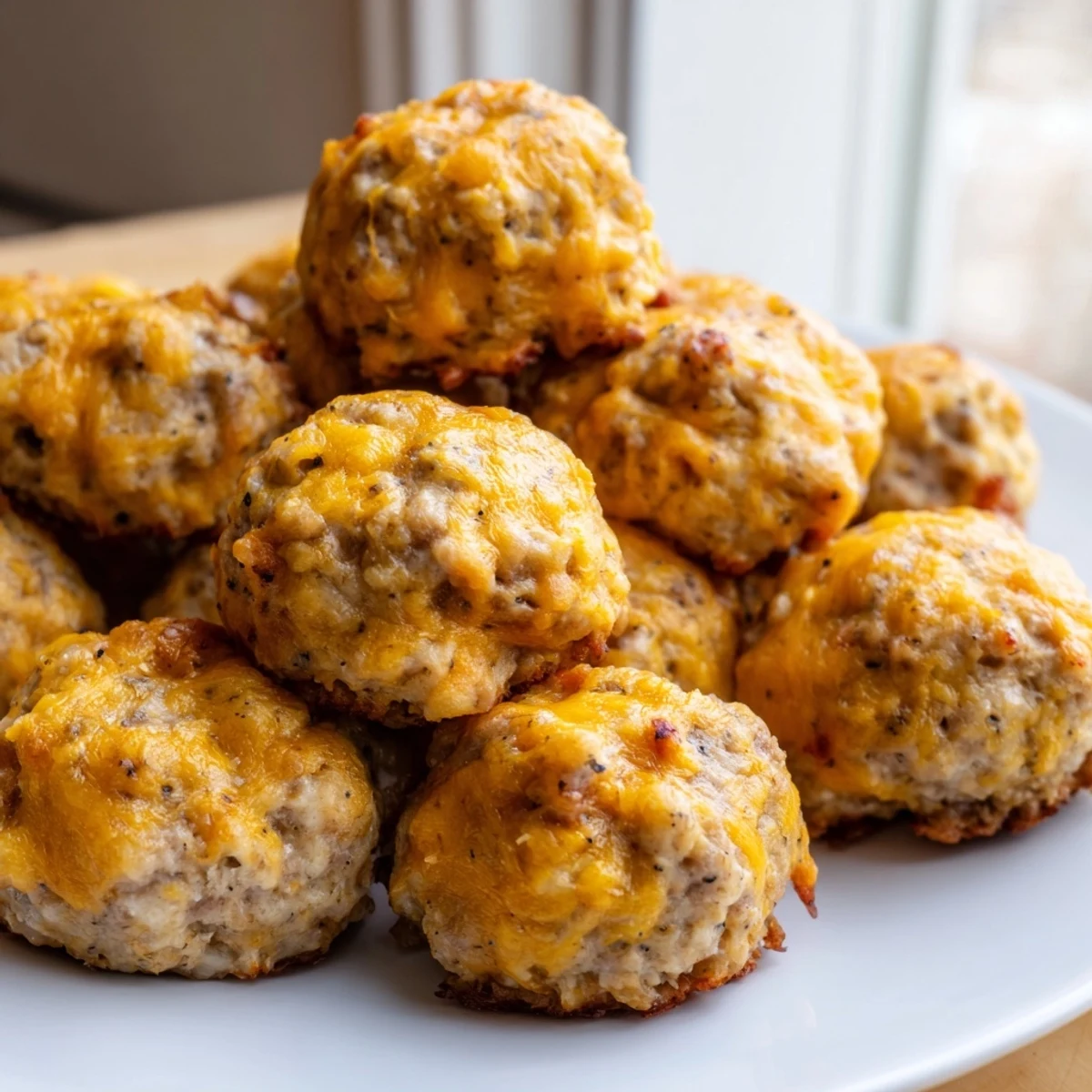 Chicken Sausage Bisquick Balls