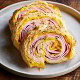 Savory Ham Cheese Pinwheels