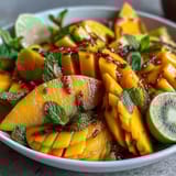 Tropical Mango Pineapple Display