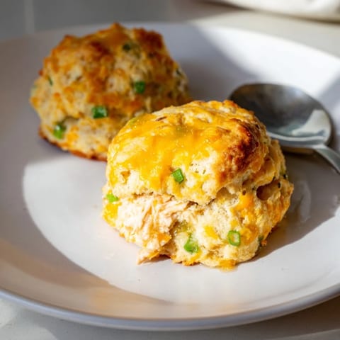 Maple Ginger Chicken Drop Biscuits