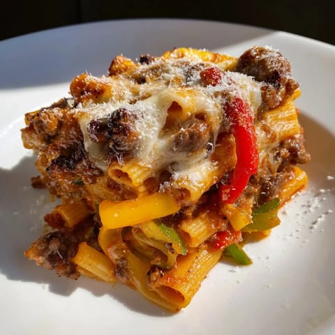 Baked Rigatoni with Sausage