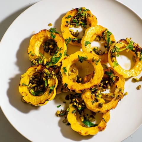 Baked Delicata Squash Rings