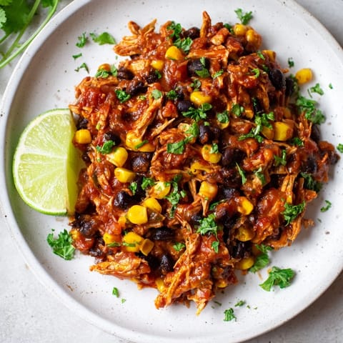 Slow Cooker Salsa Chicken