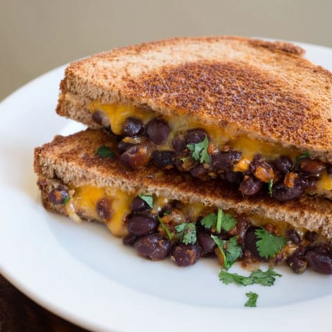 Black Bean Grilled Cheese