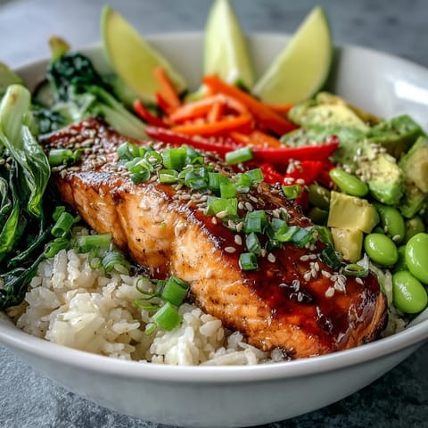 Soy Ginger Salmon Bowl