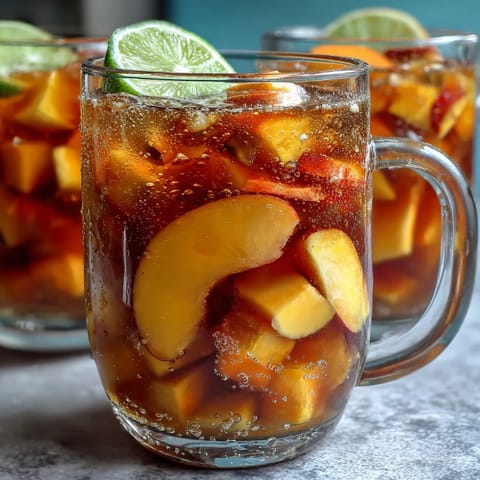Mango Peach Summer Drink