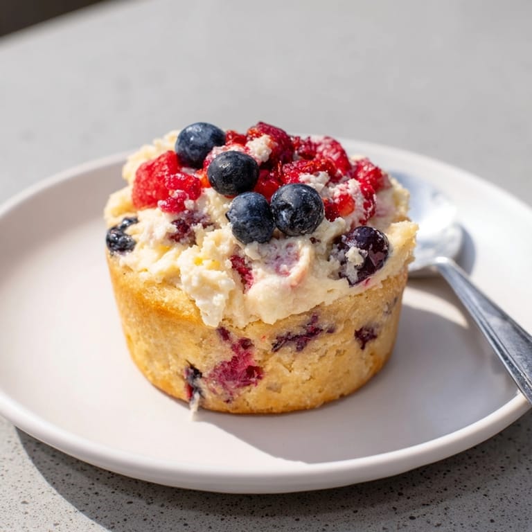 Homemade Ricotta Berry Blondie Cups: A burst of berry flavor in every bite.