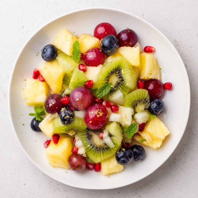 Vibrant arrangement of fruits, this Three Kings Royal Fruit Platter is ready to enjoy.