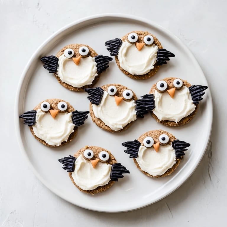 A delicious spread with sweet and savory Flying Bat Halloween Snack Board treats, perfect for a Halloween party.