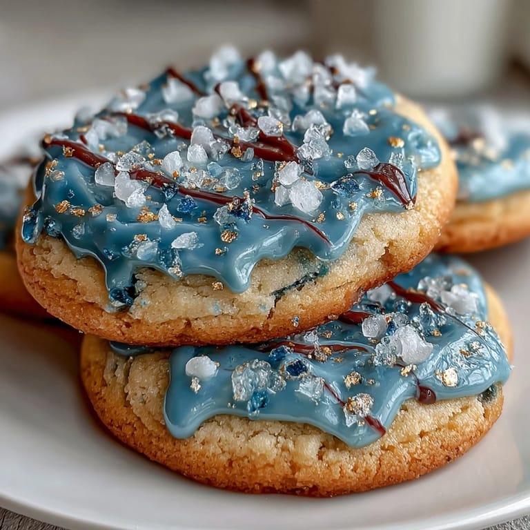 Themed sugar cookies inspired by Pure Vanilla Cookie, featuring glossy royal icing in vibrant colors for a whimsical dessert.